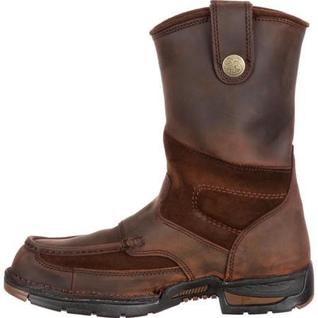 Georgia Boot Athens Steel Toe Waterproof Wellington, 8W G4603